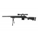 Well модель снайперской винтовки MB4404D Spring (with scope & bipod) BK